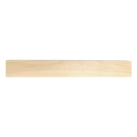 12" Unfinished Wooden Slat Surface